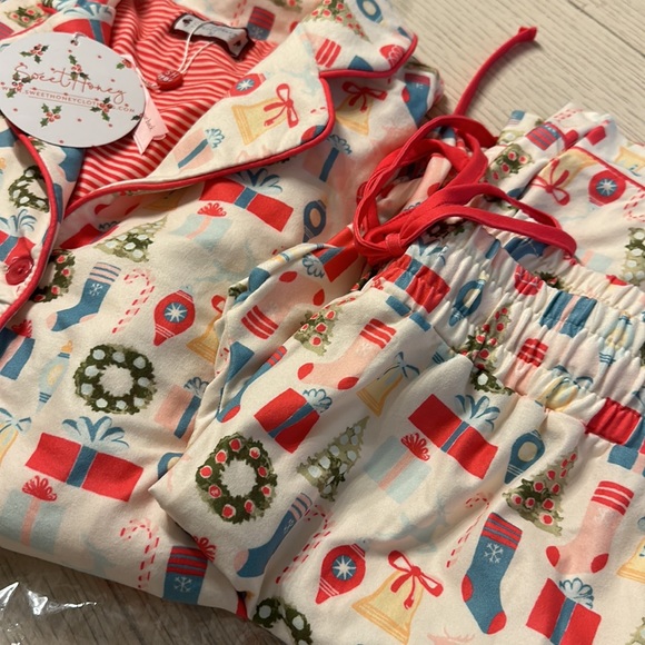 SweetHoney Festive Pajama Set - Multicolor - Picture 3 of 3